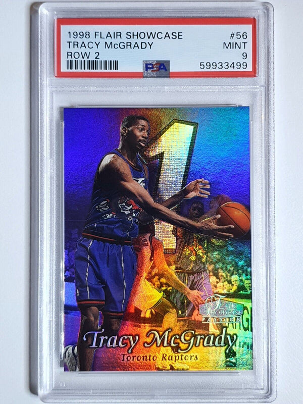 1998 Flair Showcase Tracy McGrady #56 ROW 2 - PSA 9 (POP 7)