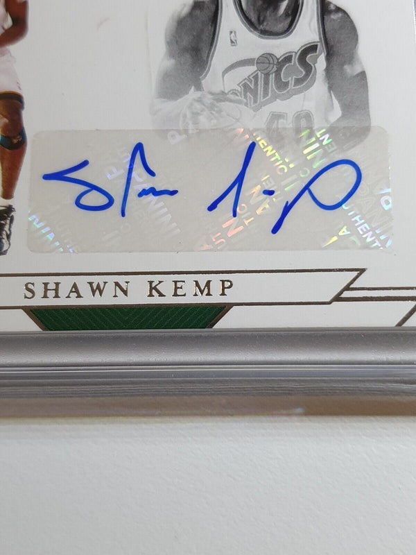 2020 Panini National Treasures Shawn Kemp AUTO /99 NBA Greats Signatures - Rare