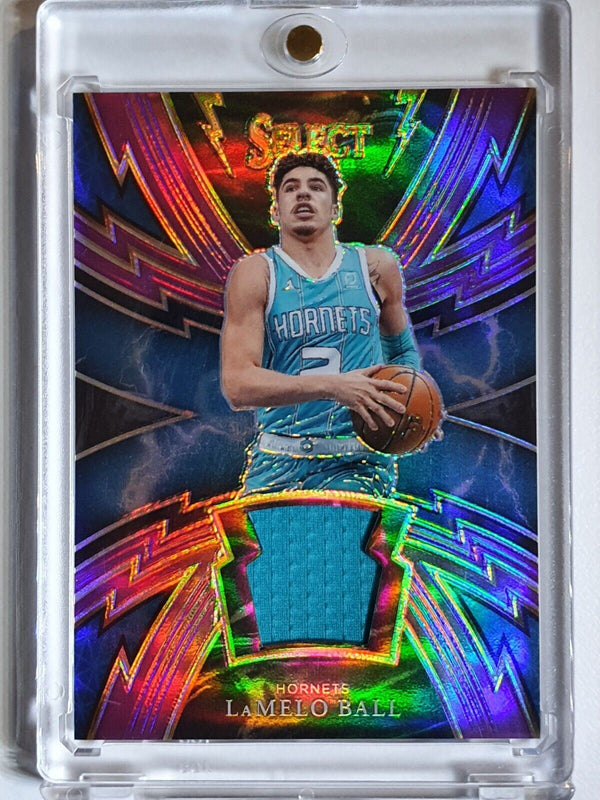 2020 Select LaMelo Ball Rookie #PATCH /99 PURPLE Sparks Jersey