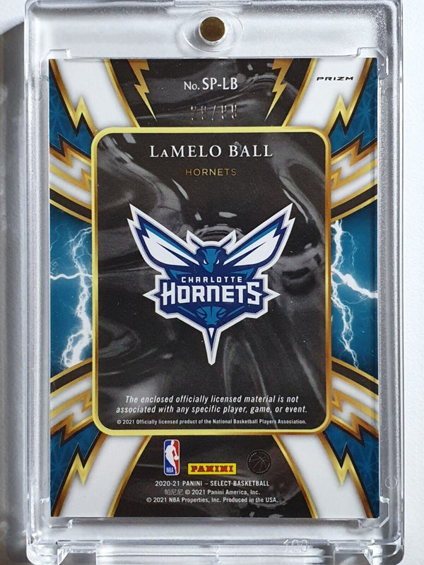 2020 Select LaMelo Ball Rookie #PATCH /99 PURPLE Sparks Jersey