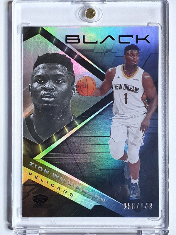 2021 Panini Black Zion Williamson #59 HOLO FOIL /149 - Ready to Grade