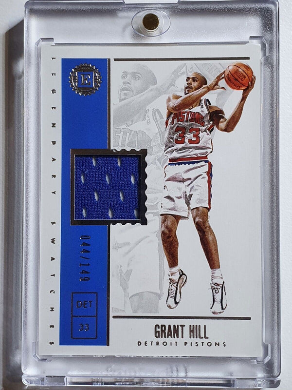 2019 Encased Grant Hill #PATCH /149 Game Worn Jersey - Ready to Grade