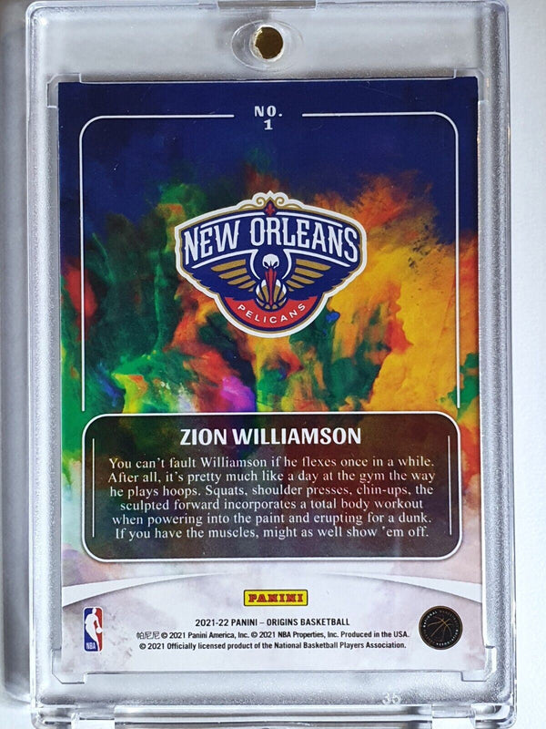 2021 Panini Origins Zion Williamson #1 RED Edition - Ready to Grade