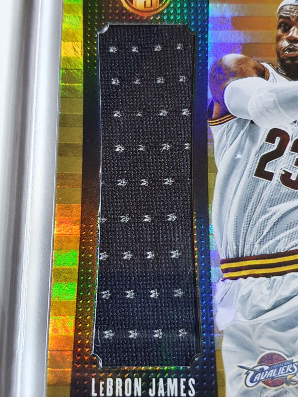 2015 Gold Standard LeBron James #PATCH /25 Game Worn Jersey - Ready to Grade