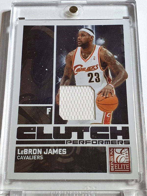 2009 Donruss Elite Lebron James #PATCH /199 Game Worn Jersey - Rare