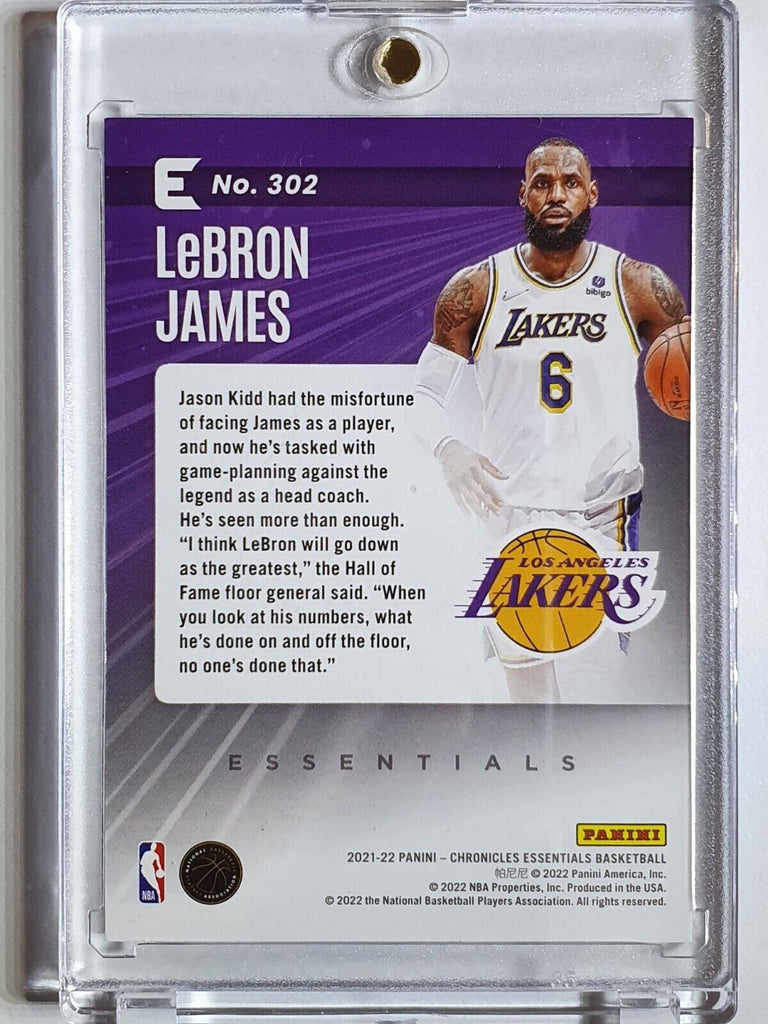 LeBron James 2021-22 Panini Chronicles #302 / Essentials