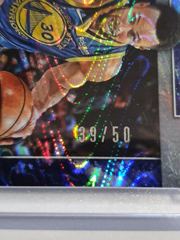 2019 Panini Stephen Curry #5 SWIRLORAMA /50 Holo - Ready for Grading