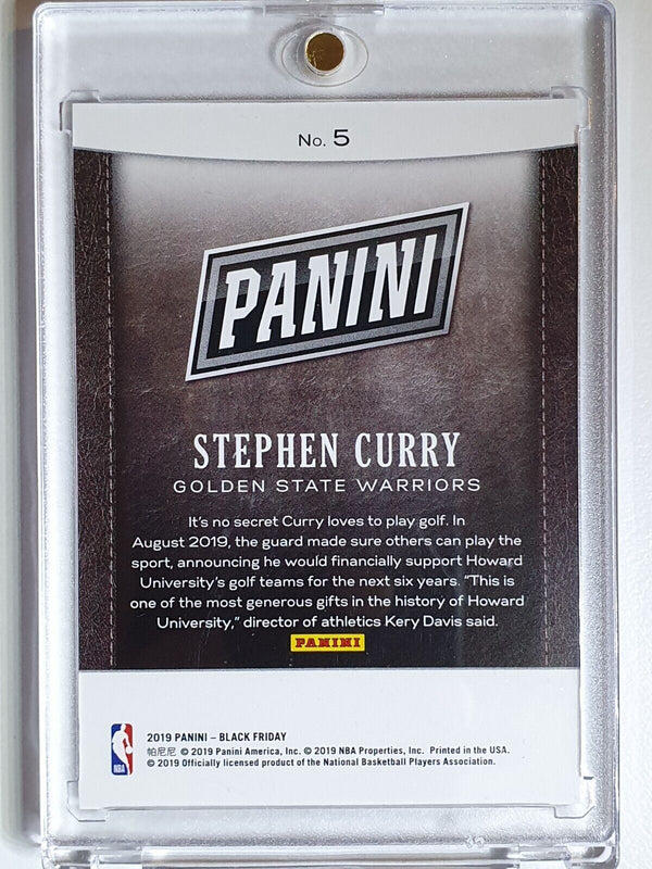 2019 Panini Stephen Curry #5 SWIRLORAMA /50 Holo - Ready for Grading