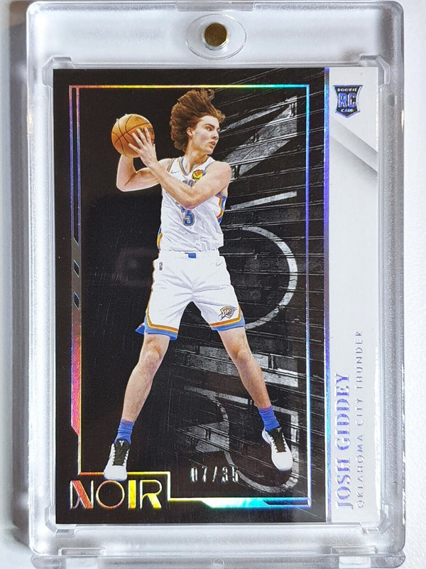 2021 Noir Josh Giddey Rookie #145 SILVER /35 HOLO Association Edition - RARE