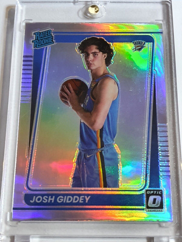 2021 Donruss Optic Josh Giddey Rookie #152 SILVER Holo RC - Near Mint