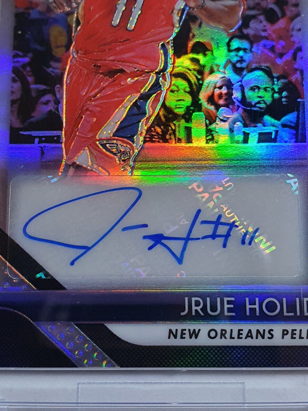 2018 Panini Prizm Jrue Holiday AUTO SILVER Holo Signatures - Ready to Grade