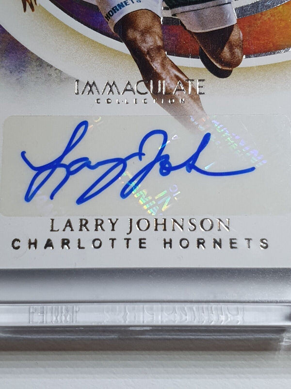 2019 Immaculate Larry Johnson AUTO /75 Past and Present  -  Ready to Grade