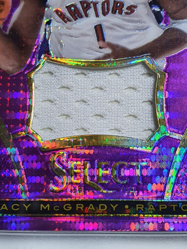 2013 Select Tracy McGrady #PATCH /99 PURPLE PRIZM Game Worn Jersey Relic - Rare