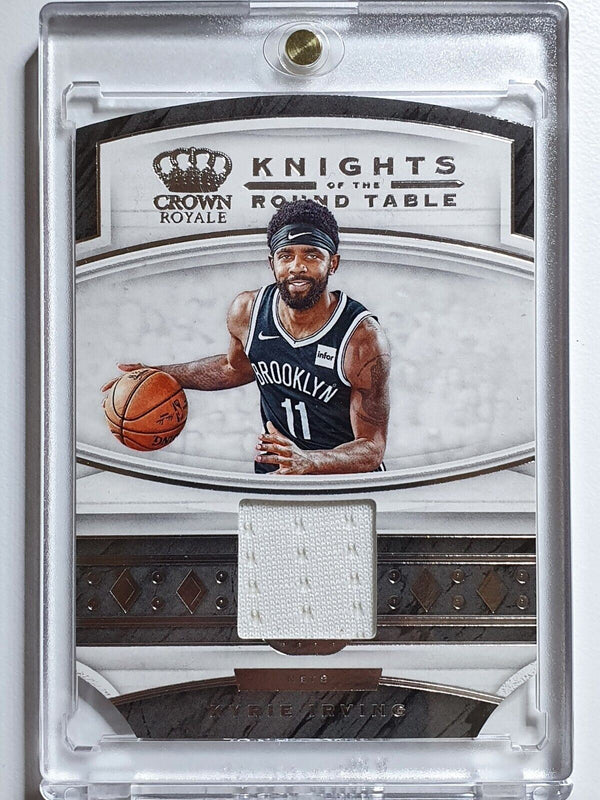 2019 Crown Royale Kyrie Irving #PATCH Game Worn Jersey - Ready to Grade