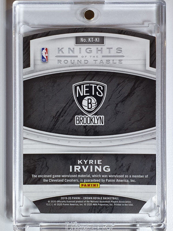 2019 Crown Royale Kyrie Irving #PATCH Game Worn Jersey - Ready to Grade