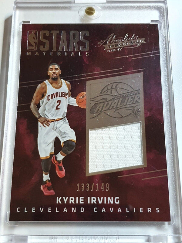 2016 Absolute Kyrie Irving #PATCH RED /149 Game Worn Jersey - Ready to Grade