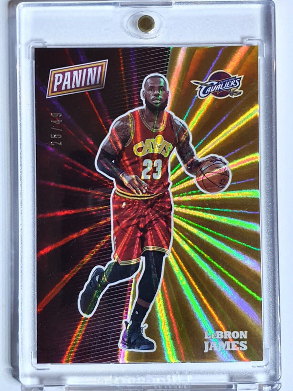 2017 Panini LeBron James #BK4 RAINBOW SPOKES Prizm /49 - Ready to Grade