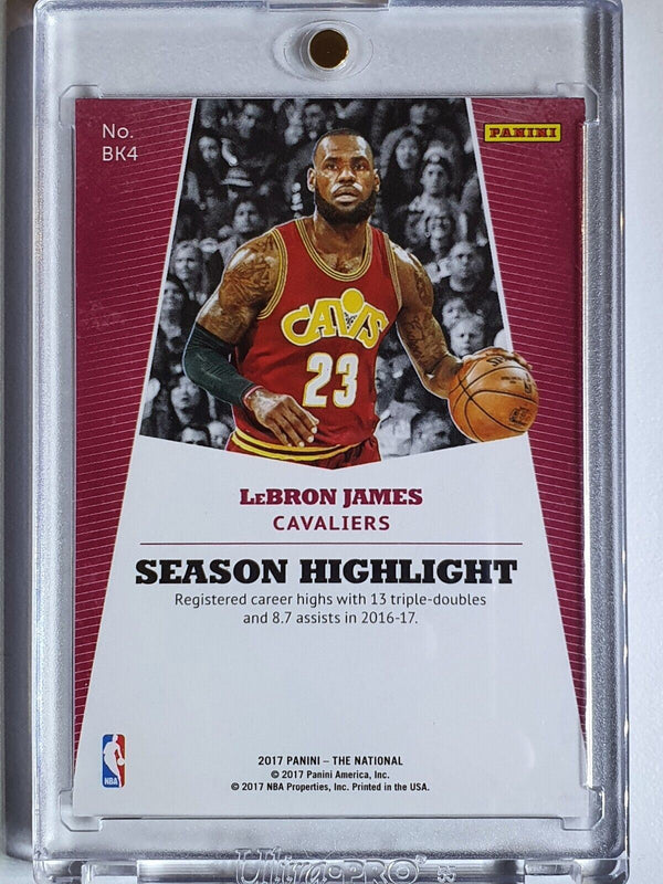 2017 Panini LeBron James #BK4 RAINBOW SPOKES Prizm /49 - Ready to Grade