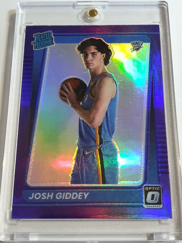 2021 Donruss Optic Josh Giddey Rookie #152 PURPLE Holo RC - Near Mint