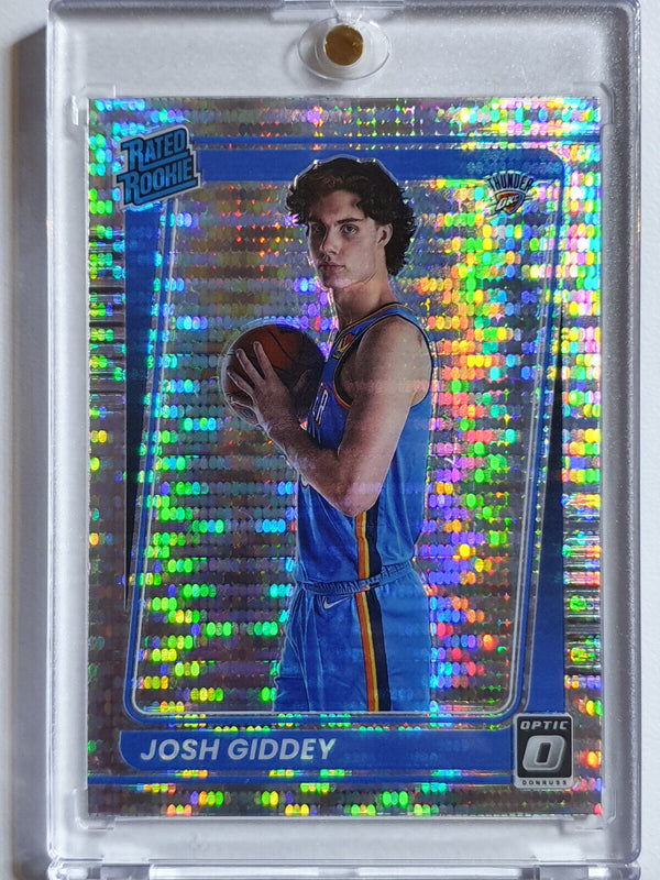 2021 Donruss Optic Josh Giddey Rookie #152 SILVER PULSAR Holo RC