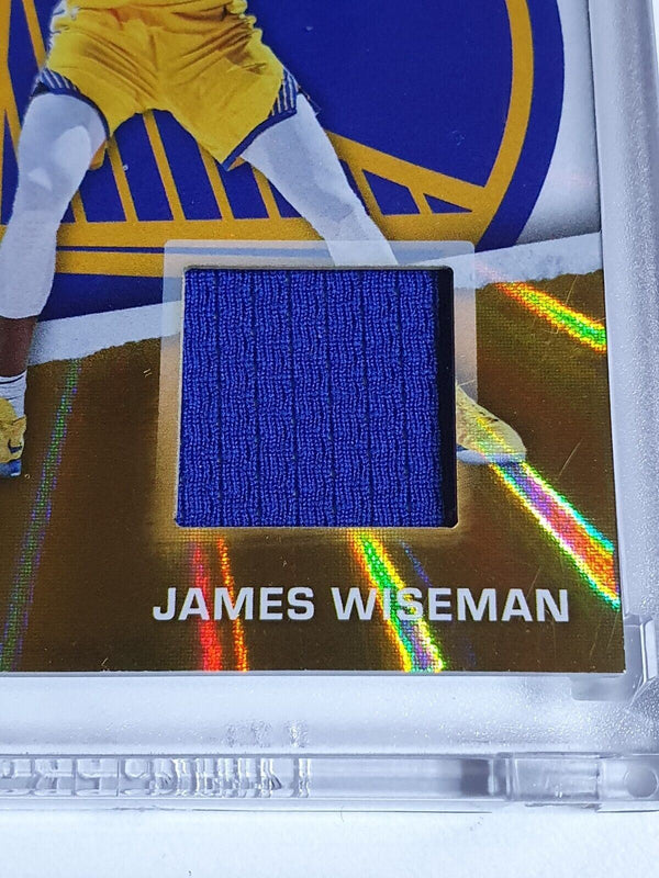 2021 Panini James Wiseman Rookie #RC2 RAINBOW SPOKES /25 Jersey - Rare