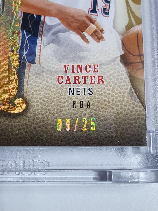 2008 Upper Deck Vince Carter TRIPLE #PATCH /25 Game Worn Jerseys - Rare