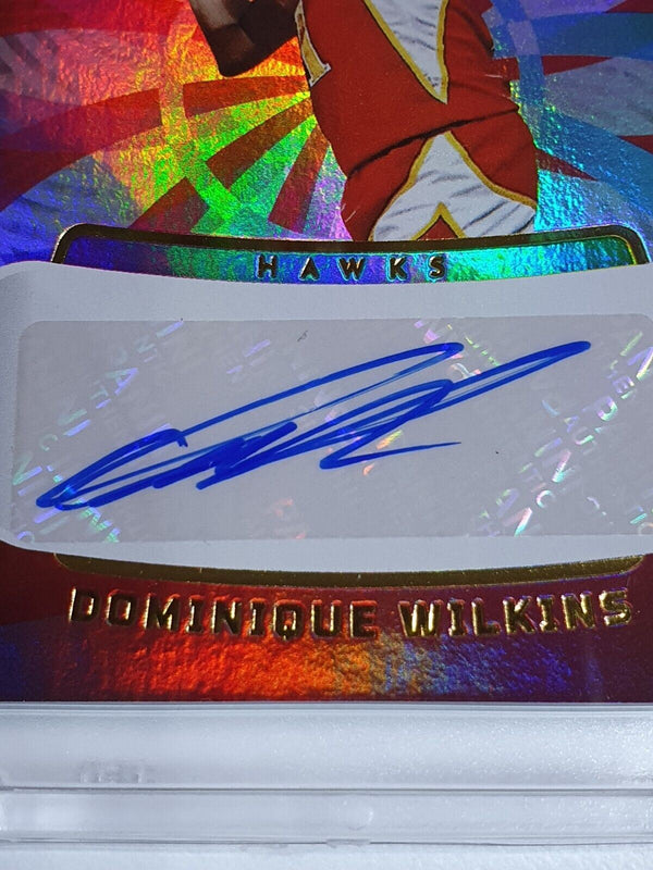 2021 Panini Illusions Dominique Wilkins #AUTO Superlatives Signatures - Rare