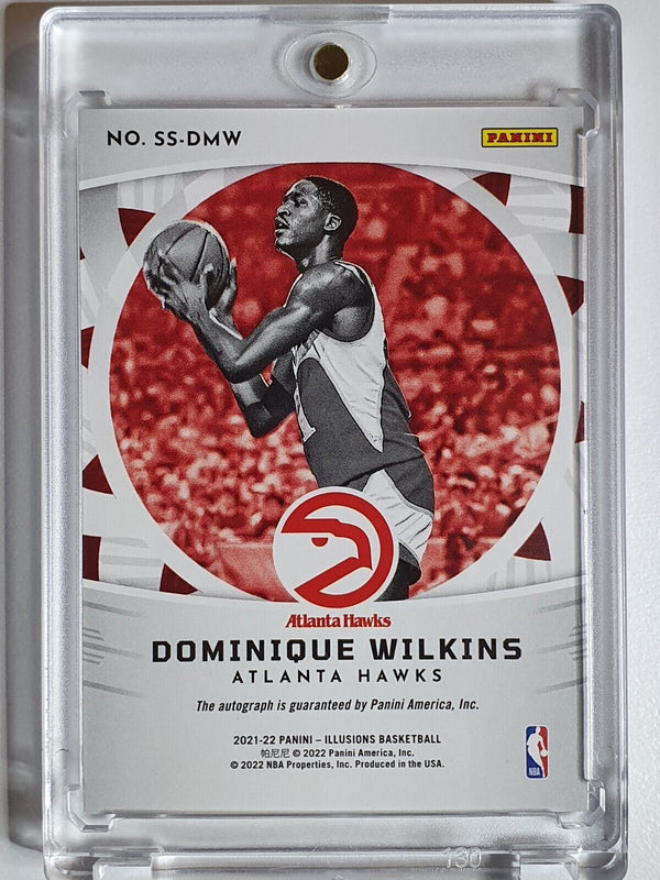 2021 Panini Illusions Dominique Wilkins #AUTO Superlatives Signatures - Rare