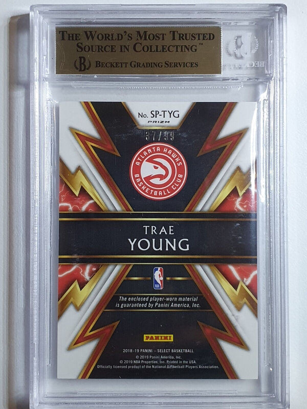 2018 Select Trae Young Rookie #PATCH PURPLE /99 RC - BGS 9.5 (POP 1)