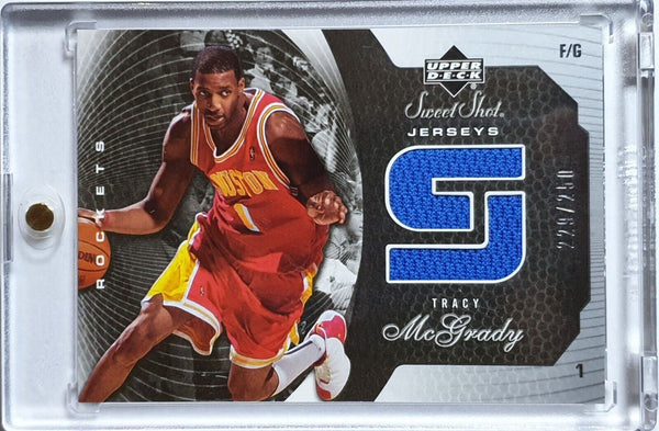 2005-06 Upper Deck Sweet Shot Tracy McGrady #PATCH /250 Game Worn Jersey - Rare