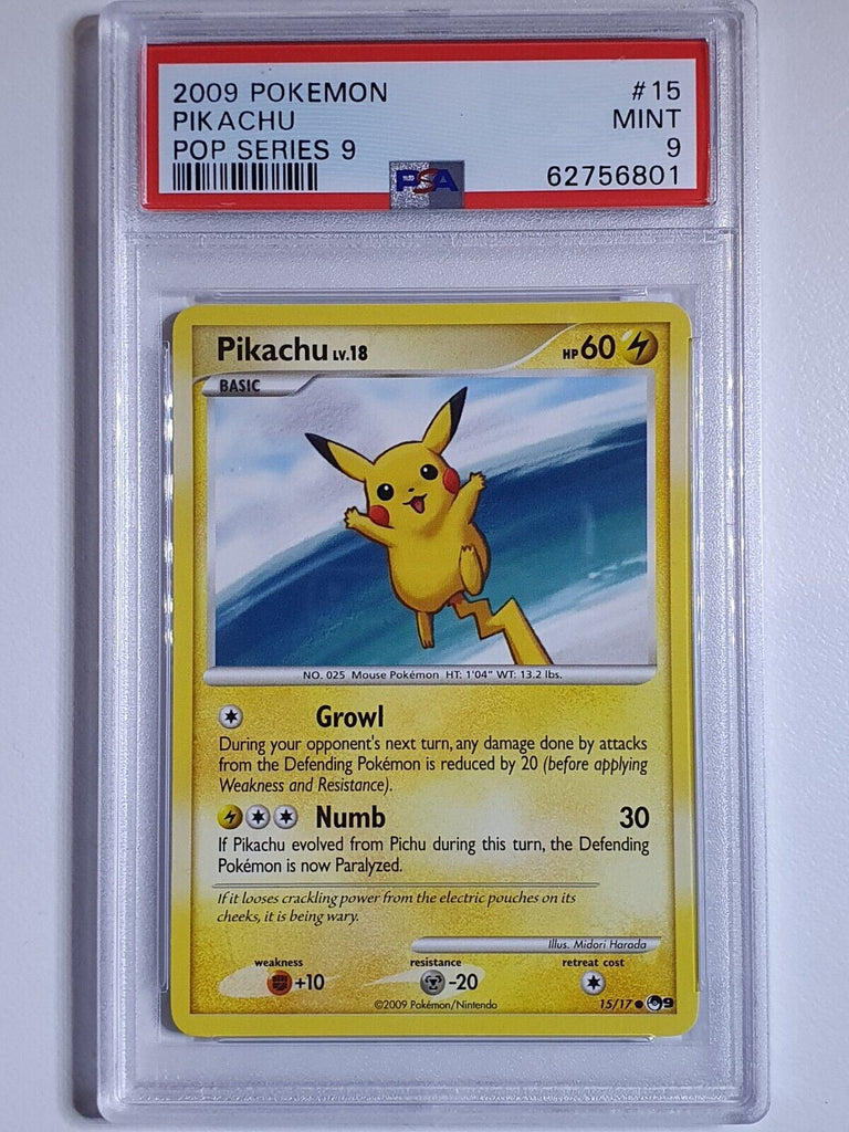 2009 Pokemon Pikachu 15/17 POP Series 9