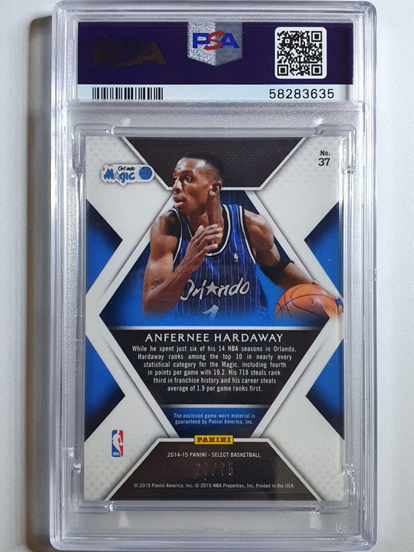 2014 Select Anfernee Hardaway #PATCH /75 Game Worn Jersey - PSA 9 (POP 1)