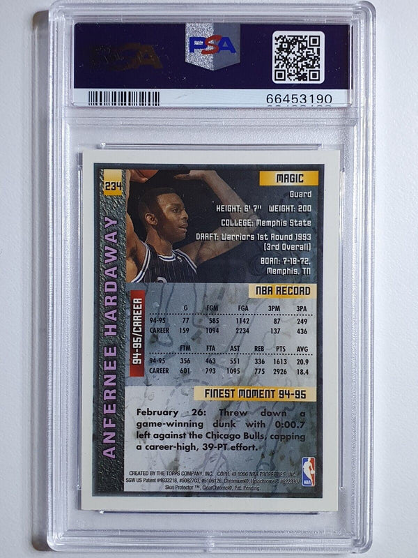 1995 Topps Finest Anfernee Hardaway #234 - PSA 9 (POP 3)