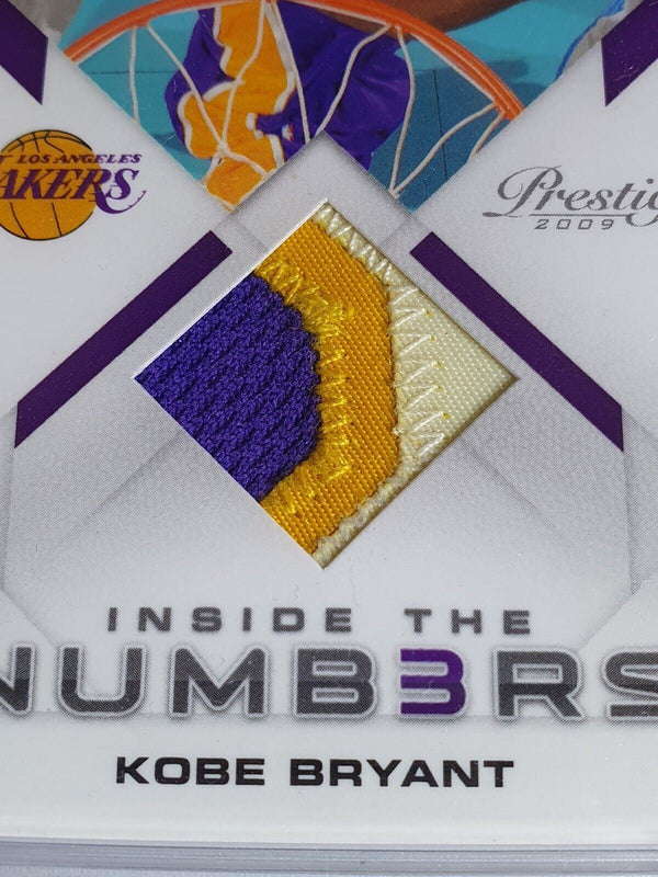 2009 Prestige Kobe Bryant #PATCH PRIME /10 Game Jersey - PSA 10 (POP 1)