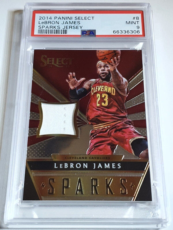 2014 Select LeBron James #PATCH /149 Game Worn Jersey - PSA 9 (POP 3)