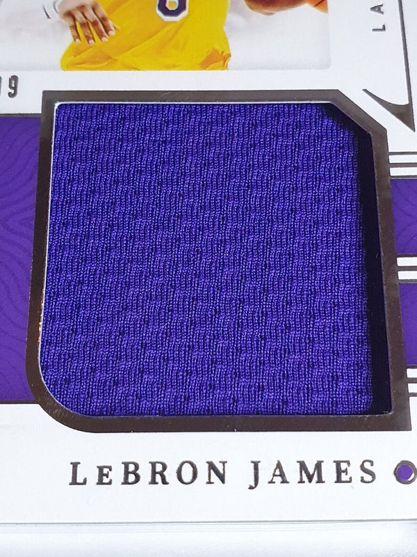 2021 National Treasures LeBron James #PATCH /99 Jumbo Game Worn Jersey - Rare