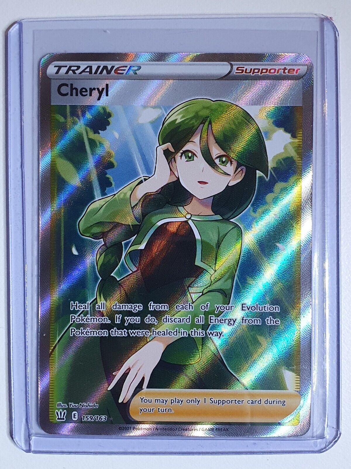 2021 Pokemon Cheryl 159/163 Battle Style