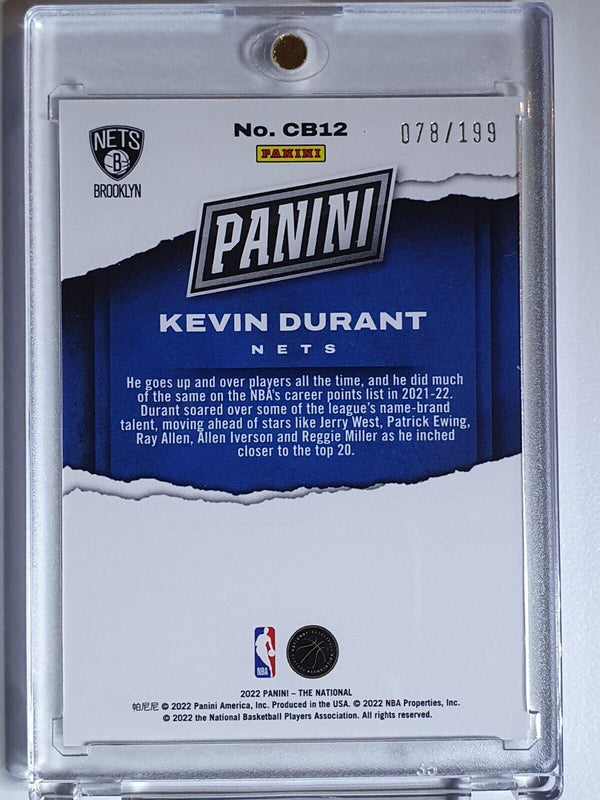 2022 The National Kevin Durant #CB12 CASE BREAKER /199 - Ready to Grade