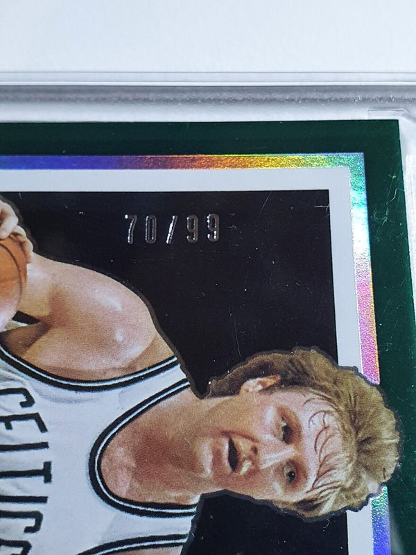 2017 Contenders Draft Picks Larry Bird #35 GREEN Prizm /99 - Ready to Grade