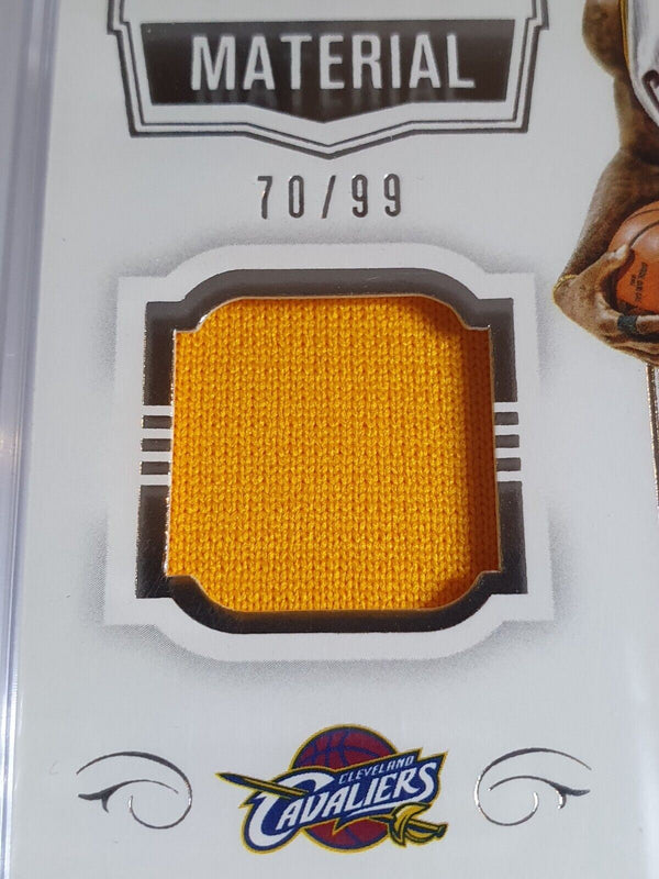 2014 National Treasures LeBron James #PATCH /99 Game Worn Jersey - PSA 9 (POP 4)