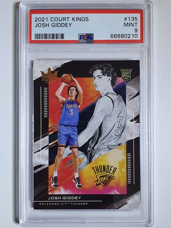 2021 Court Kings Josh Giddey Rookie #135 Level III (3) RC - PSA 9 (POP 6)