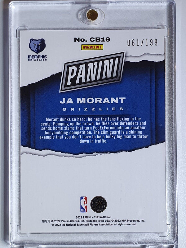 2022 The National Ja Morant #CB16 CASE BREAKER /199 - Ready to Grade