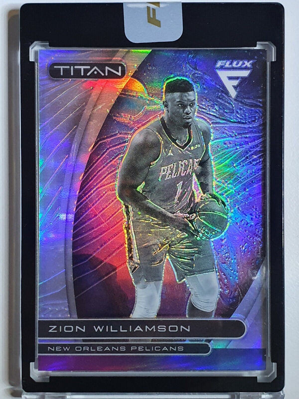 2020 Flux Zion Williamson #12 TITAN SILVER Uncirculated Encased - Panini Sealed