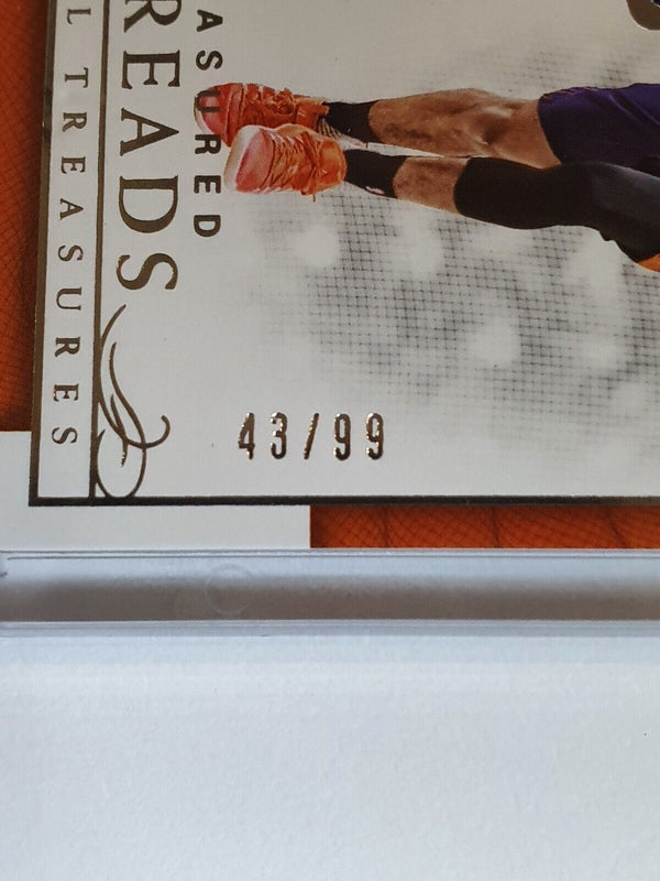 2016 Panini National Treasures Devin Booker #PATCH /99 Game Worn Jersey - Rare