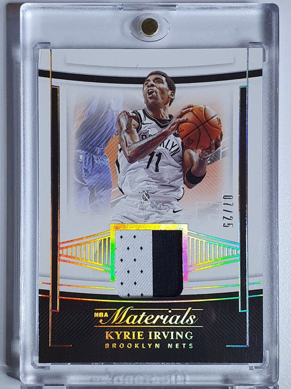 2020 National Treasures Kyrie Irving PRIME #PATCH /25 Game Worn Jersey - Rare