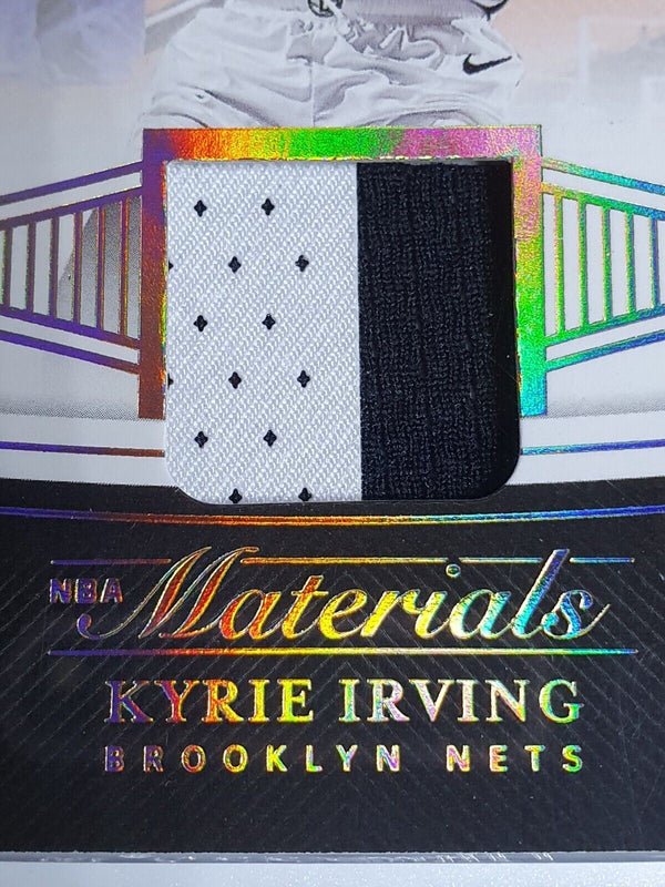 2020 National Treasures Kyrie Irving PRIME #PATCH /25 Game Worn Jersey - Rare