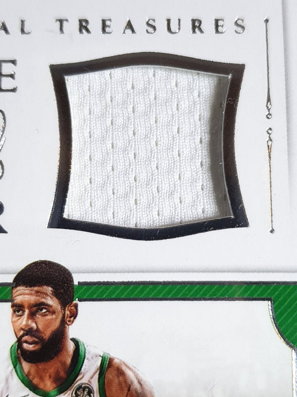 2018 National Treasures Kyrie Irving #PATCH /99 Game Worn Jersey - Rare