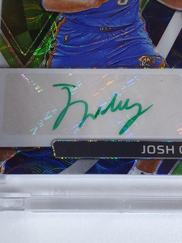 2021 Spectra Josh Giddey Rookie AUTO NEON GREEN /50 Holo RC - Rare