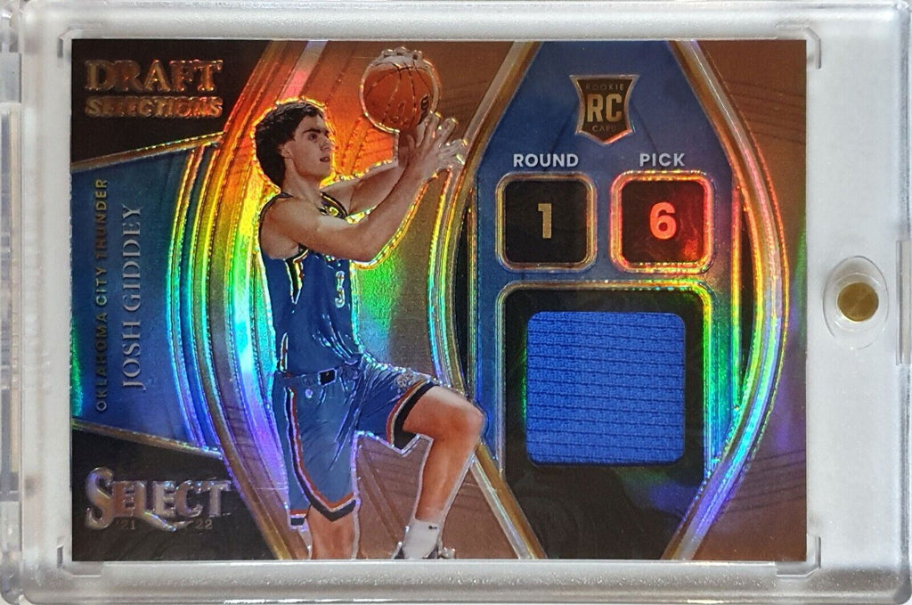2021 Panini Select Josh Giddey Rookie #PATCH COPPER /49 Holo