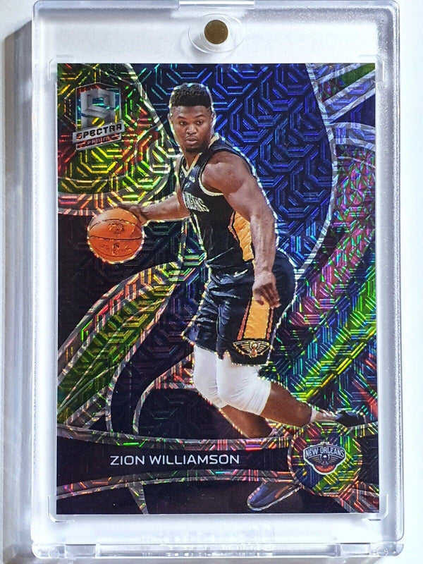 2021 Spectra Zion Williamson #8 Variation META Prizm /25 - Ready to Grade